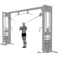 Cable Cross Pushdown illustration