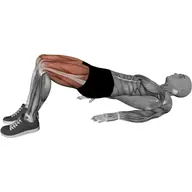 Glute Bridge Bodyweight illustration