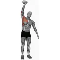 Kettlebell Strict Press illustration