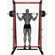 Smith Machine Calf Raise illustration