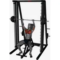 Smith Machine Press Incline illustration